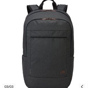 Case Logic Grey Laptop Backpack NWOT